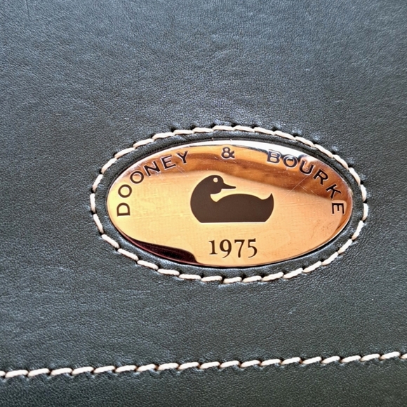 Dooney & Bourke Florentine Toscana Camera Bag Rich Dark Green Leather Crossbody - Picture 6 of 16